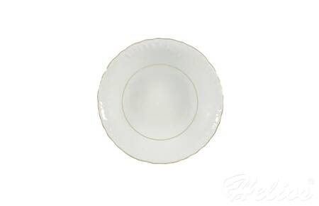 Ćmielów Salaterka okrągła 17 cm - 3604 ROCOCO Złoty pasek  - zdjęcie duże 1