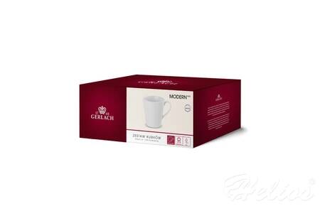 Gerlach Komplet kubków na 6 osób Modern White