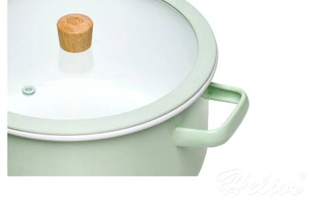 Gerlach Garnek emaliowany 24 cm Enamel zielony