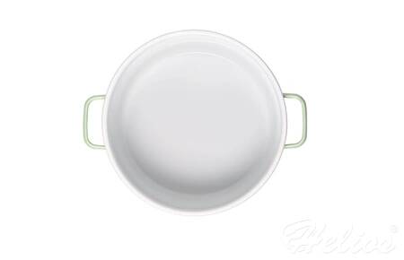 Garnek 24 cm - NATUR Enamel / pastelowo zielony