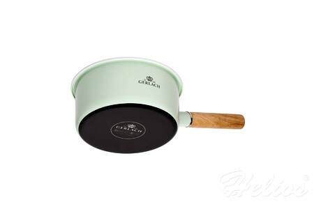 Rondel 18 cm - NATUR Enamel / pastelowo zielony
