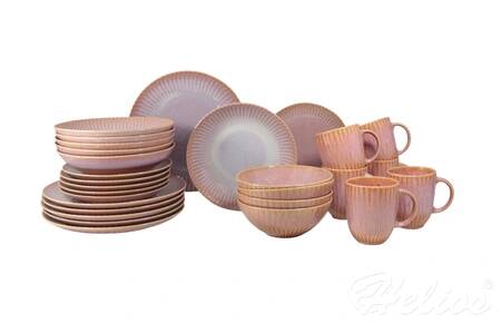Nowość Stonware Serwis obiadowy na 6 osób Blush S011T