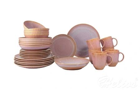 Zestaw naczyń dla 6 os./ 30 części - STONEWARE S011T Blush (Daisy)
