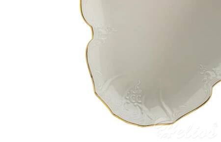 Patera na nodze 27 cm - Bernadotte Ivory Gold (081244)