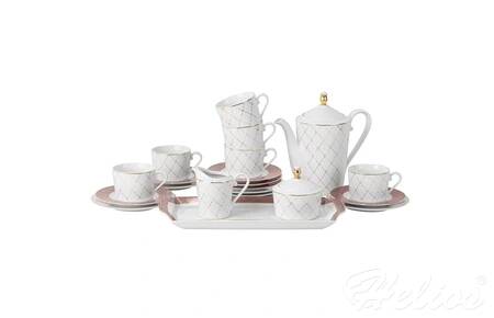 Komplet kawowy 6 osobowy Ćmielów  Mokka JENNY 