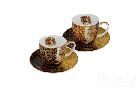 Filiżanki 250 ml ze spodkami 2 szt. - G. Klimt / Złote łzy (532-7406)