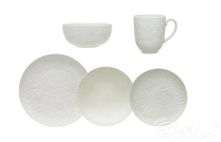 Talerz deserowy 20,5 cm - KE00 HANAMI / kremowy