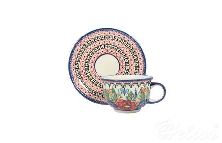 Bolesławiec Filiżanka ze spodkiem GU775/836 Zd. Art 149AR