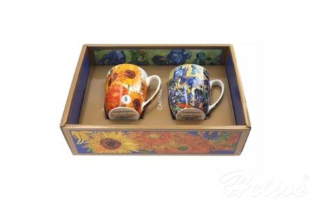 Komplet 2 kubków  - Vincent van Gogh / Słoneczniki i Irysy