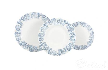 Komplet talerzy: płytkie, głębokie i deserowe po 6 szt. 9227 Maria