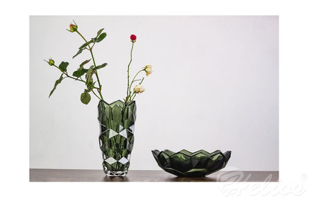 Bohemia Salaterka kryształowa - Lunar smokey green