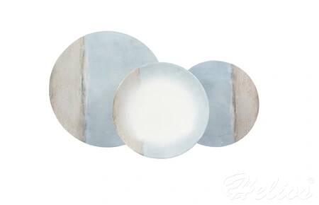 Komplet talerzy: płytkie, głębokie i deserowe po 6 szt. - Vanilla