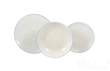 Komplet talerzy: płytkie, głębokie i deserowe po 6 szt. - Boss Roma