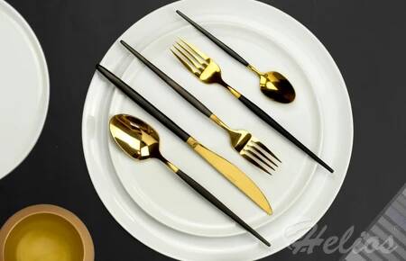 Amefa Łyżka stołowa 203 mm Soprano czarno / złota