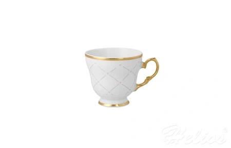 Ćmielów Filiżanka kawowa ze spoodkiem Circus Pink ALASKA