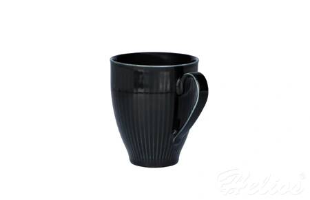 garnuszek porcelanowy Chodzież  GL09 DALIA CZARNE SZKLIWO 