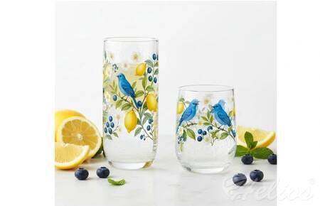 Glasmark Szklanki kolorowe niskie Cytrynowy sad