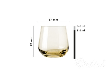 Glasmark Szklanki kolorowe niskie Joyfull / kolor mix