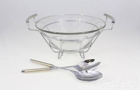 Regent Inox Salaterka z łyżkami - PERLE (A-370492)  - zdjęcie duże 1