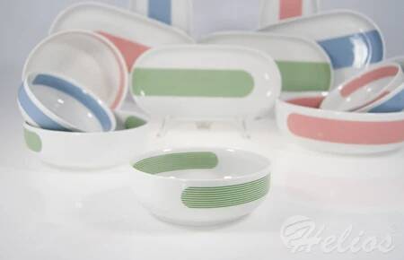 Ćmielów Design Studio MIX & MATCH / NEW ATELIER: Salaterka cylindryczna 13 cm - GREEN (G088)  - zdjęcie duże 1