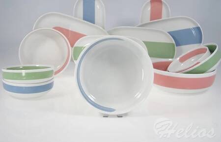 Ćmielów Design Studio MIX & MATCH / NEW ATELIER: Salaterka cylindryczna 16 cm - BLUE  - zdjęcie duże 1