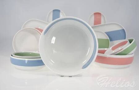 Ćmielów Design Studio MIX & MATCH / NEW ATELIER: Salaterka cylindryczna 21 cm - BLUE  - zdjęcie duże 1