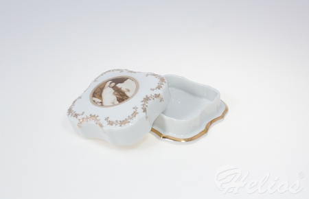 Ćmielów Bomboniera porcelanowa E961  - zdjęcie duże 1