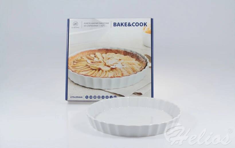 Bake&Cook: Naczynie ryflowane do zapiekania 275 Lubiana (LU1646BC)