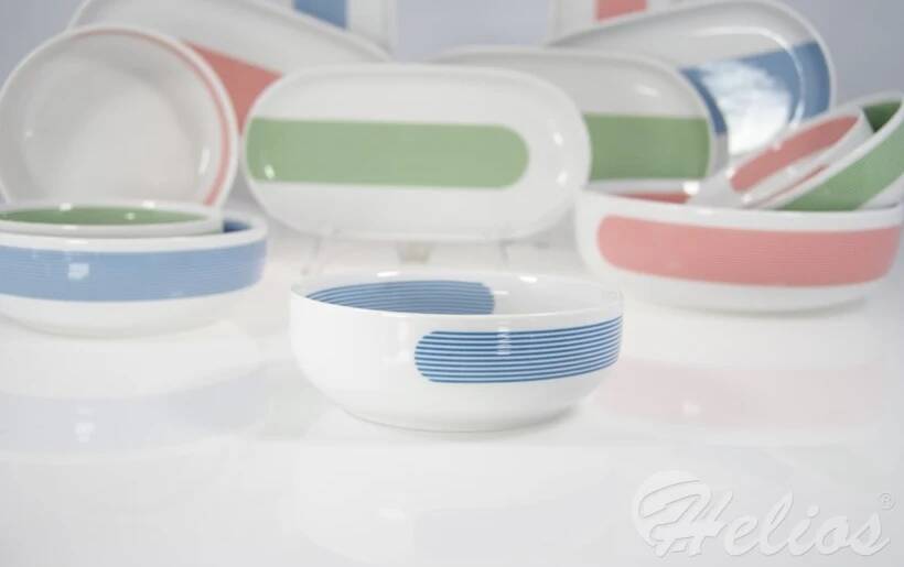MIX & MATCH / NEW ATELIER: Salaterka cylindryczna 13 cm - BLUE
