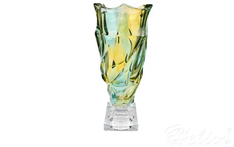 Wazon kryształowy FLAMENCO LEMON 38 cm
