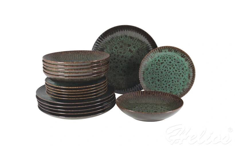 Zestaw talerzy dla 6 os./ 18 części - STONEWARE S010T Jade