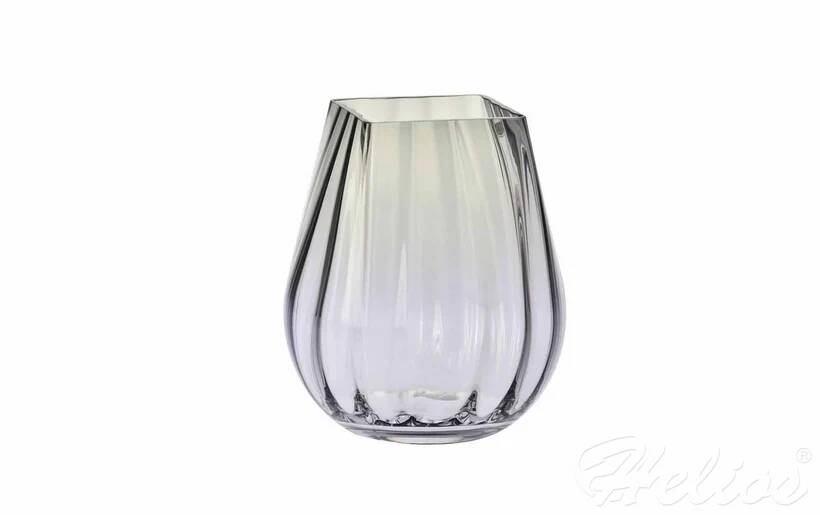 Wazon optyk pionowy 25,5 cm / Dymny-niebieski (D058)