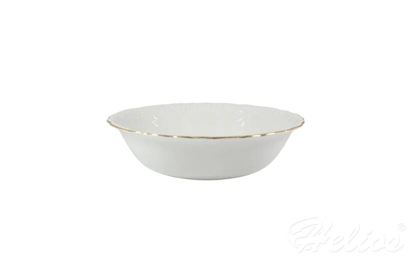 Salaterka okrągła 23 cm - 3604 ROCOCO Złoty pasek