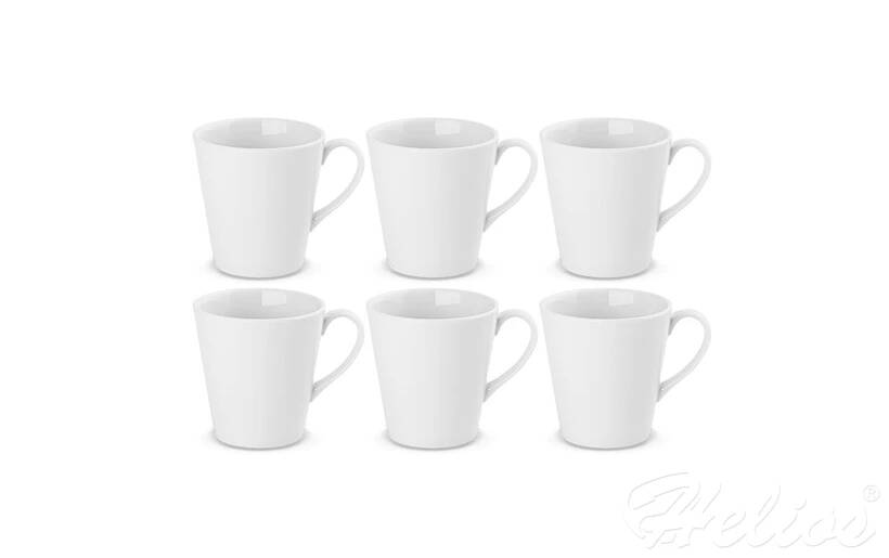 Zestaw kubków dla 6 osób - Modern White (112A)