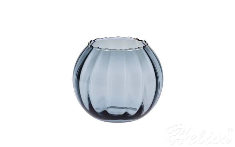 Wazon optyk pionowy 15,5 cm - Home&Living / Szaro-Niebieski (D059)