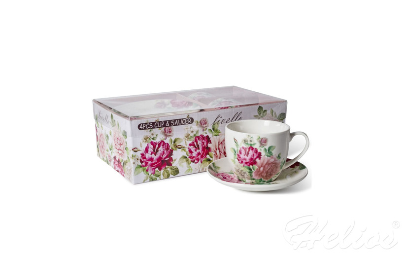 Filiżanki 250 ml ze spodkiem 2 szt. / CR2-69