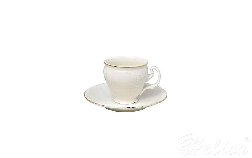 Filiżanka 90 ml ze spodkiem - Bernadotte Ivory Gold (406831)