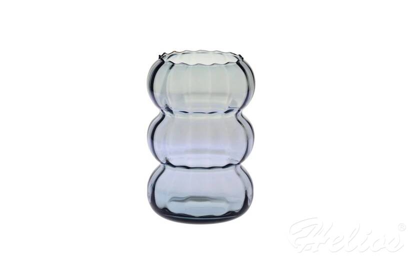 Wazon optyk pionowy 26,5 cm / Szaro-niebieski (D063)
