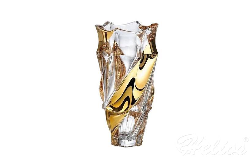 Wazon kryształowy 30 cm - Flamenco Belt Gold (557201)