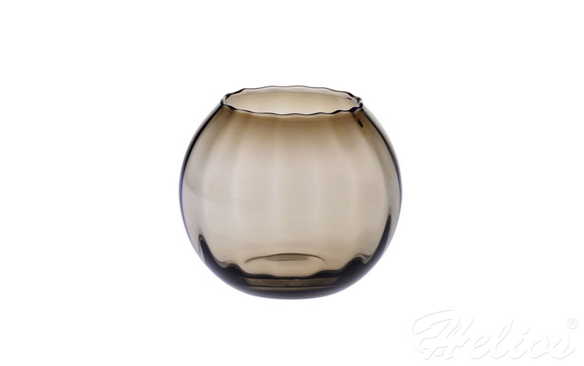 Wazon optyk pionowy 15,5 cm - Home&Living / Brąz (D059)