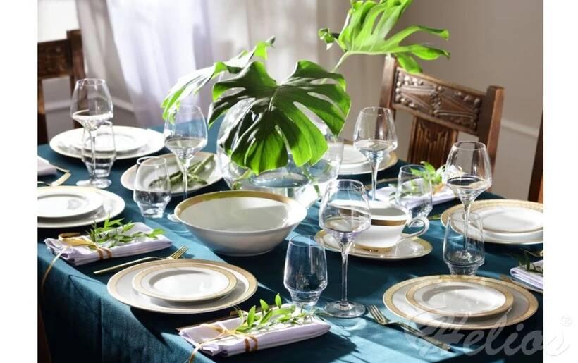 Zestaw obiadowy dla 6 os./ 25 części - G666 MARGARET Złota