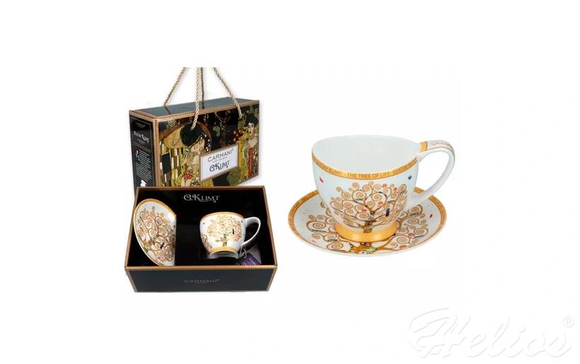 Filiżanka Vanessa 100 ml ze spodkiem - G. Klimt  / Drzewo życia (532-0354)