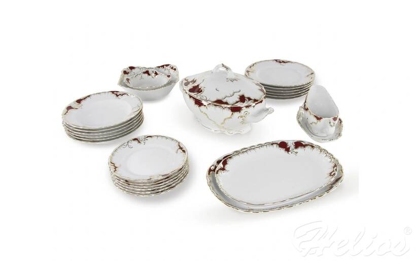 Serwis obiadowy dla 6 os./ 25 części - 0040 ROCOCO