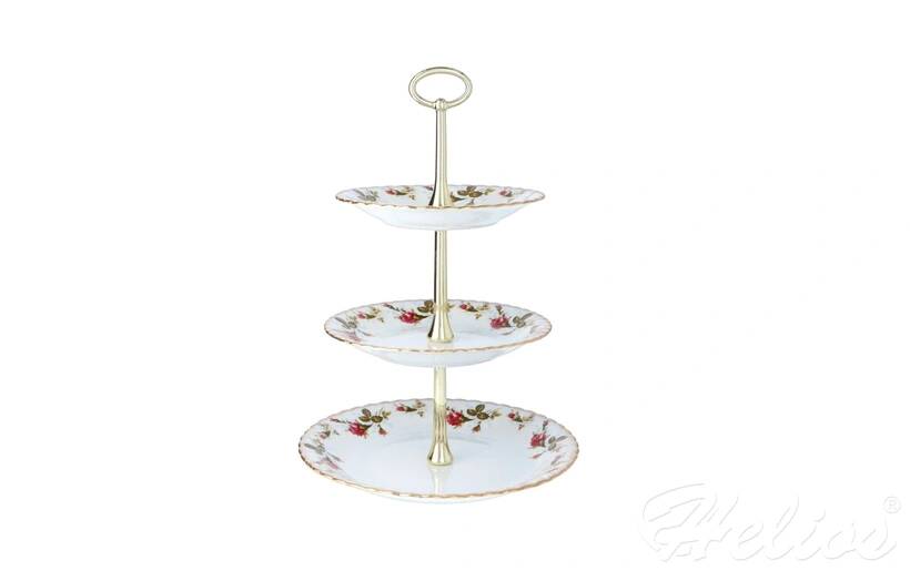Etażerka 3-częściowa - B013 IWONA Złota róża