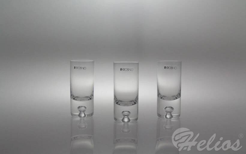 Handmade / Szkalnki z kroplą w dnie 65 ml - BEZBARWNE (1097)