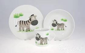 Lubiana Zestaw naczyń dla dzieci - Zebra 5137 ROMA / MARGOT
