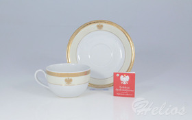 Porcelana Śląska Filiżanka 0,20 l ze spodkiem - Z241 Domenico / Kolekcja dyplomatyczna