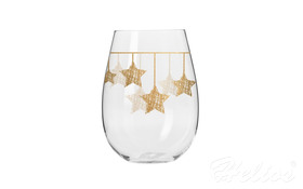Krosno Glass Sp. z o.o. Szklanki 500 ml - STAR G195 Gwiazdki wiszące złote (6376)