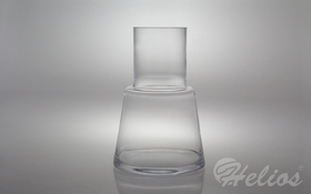 Krosno Glass Sp. z o.o. Handmade / Wazon 15 cm - Kolekcja SZARO-NIEBIESKA (A951)