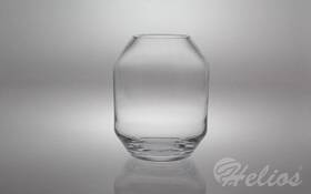 Krosno Glass S.A. Handmade / Świecznik na dużą świecę 23 cm - BEZBARWNY (4213)